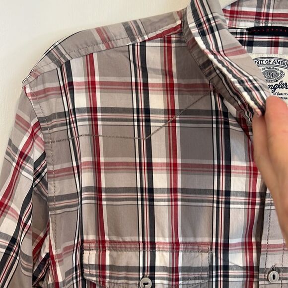 Wrangler Men’s XL Western rodeo cowboy button down long sleeved shirt - Picture 4 of 15